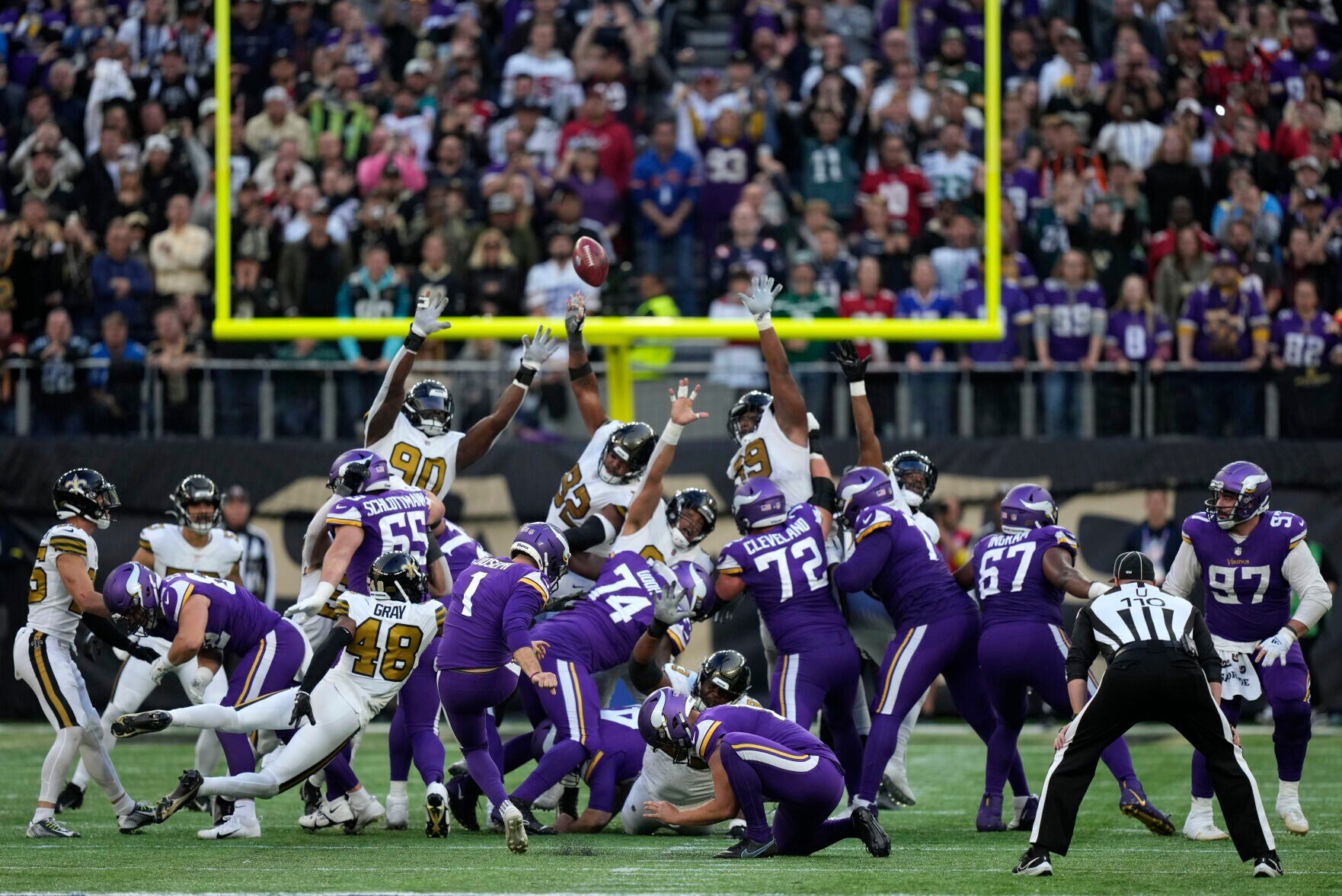 APTOPIX Britain Vikings Saints Football
